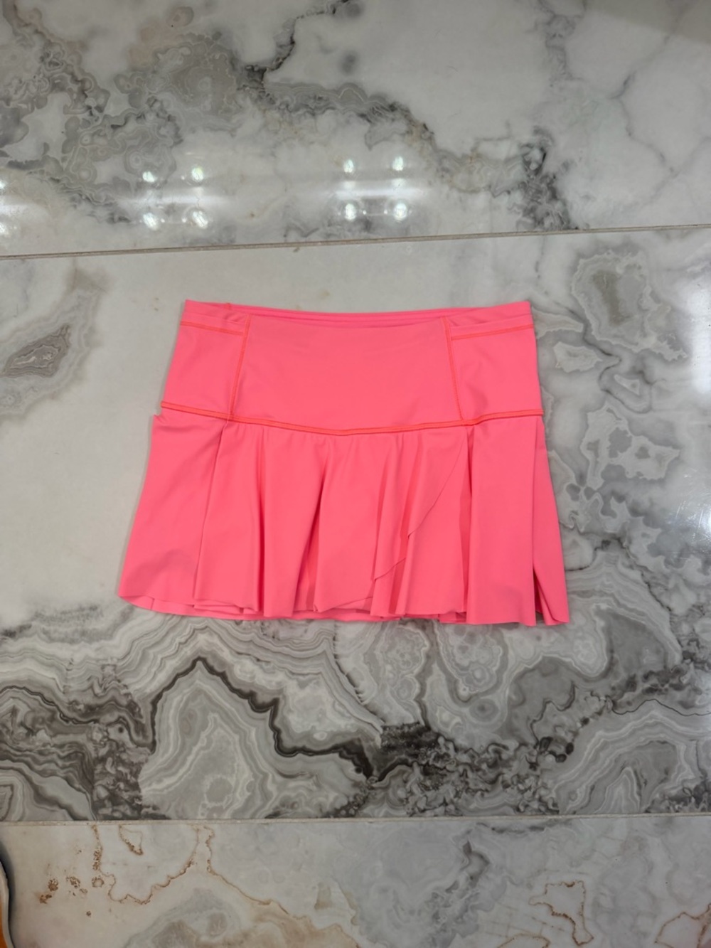 lululemon athletica Neon Pink Pleated Athletic Skirt